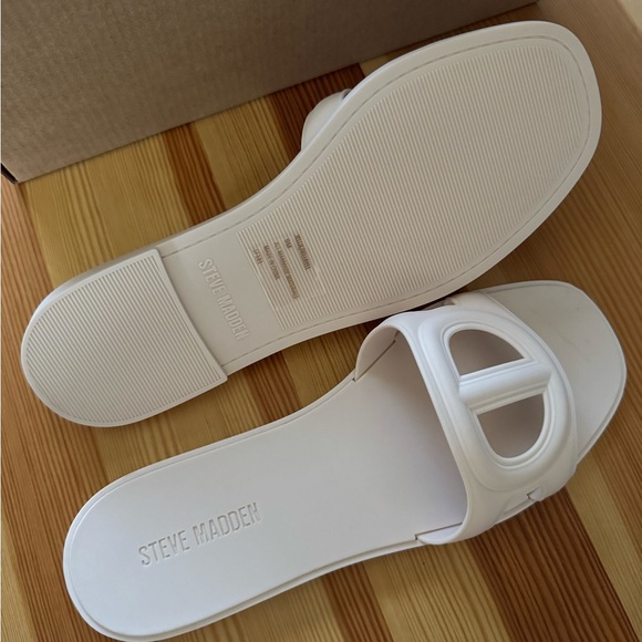 Steve Madden bone Slide jelly Sandals - Picture 2 of 3